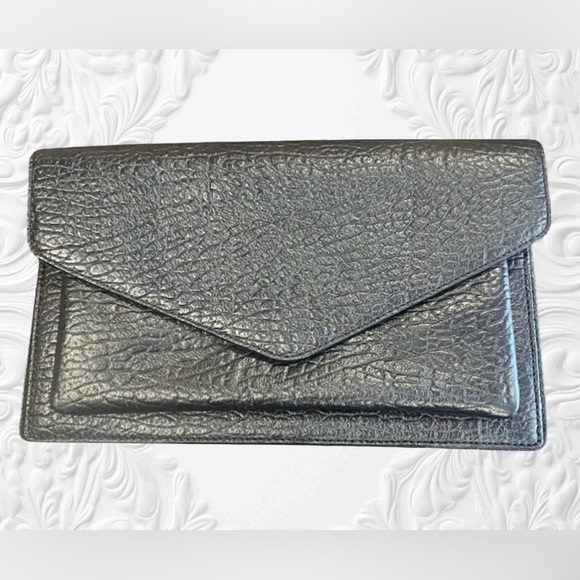 Banana Republic leather clutch handbag - Picture 1 of 8
